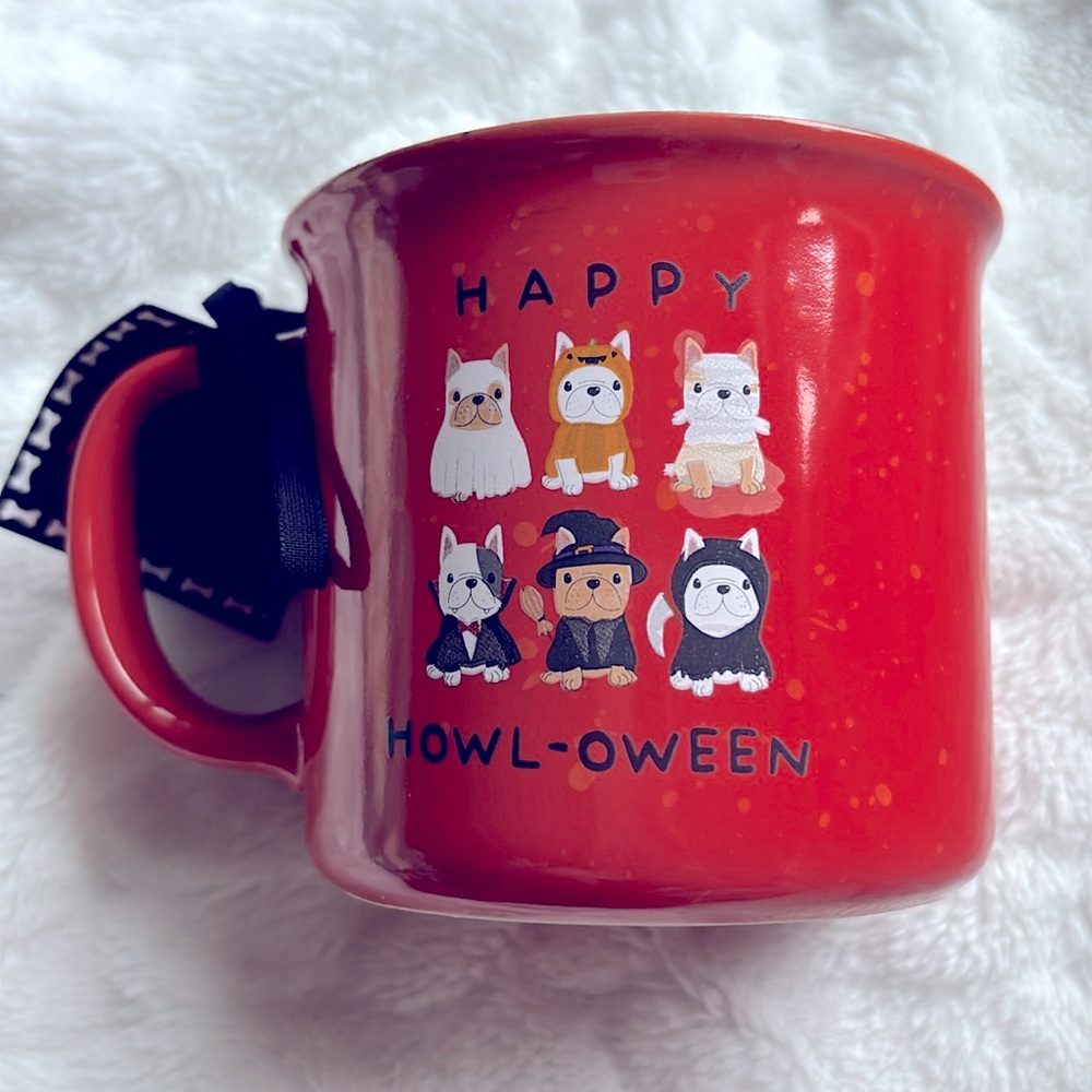 Cute Happy Halloween Dog dress up customs Ceramic Mug